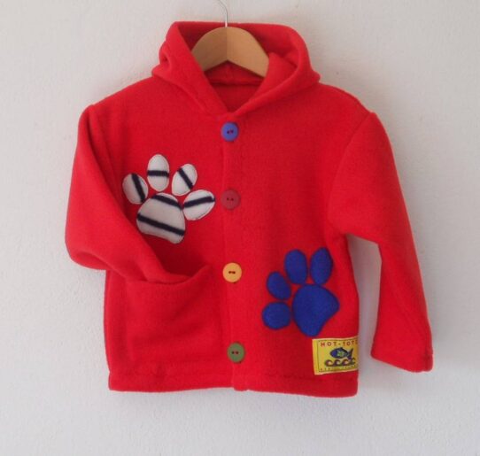 Childrens hooded jacket Paws
