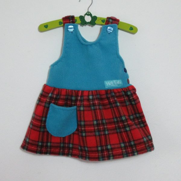 Fleece Pinafore Dress